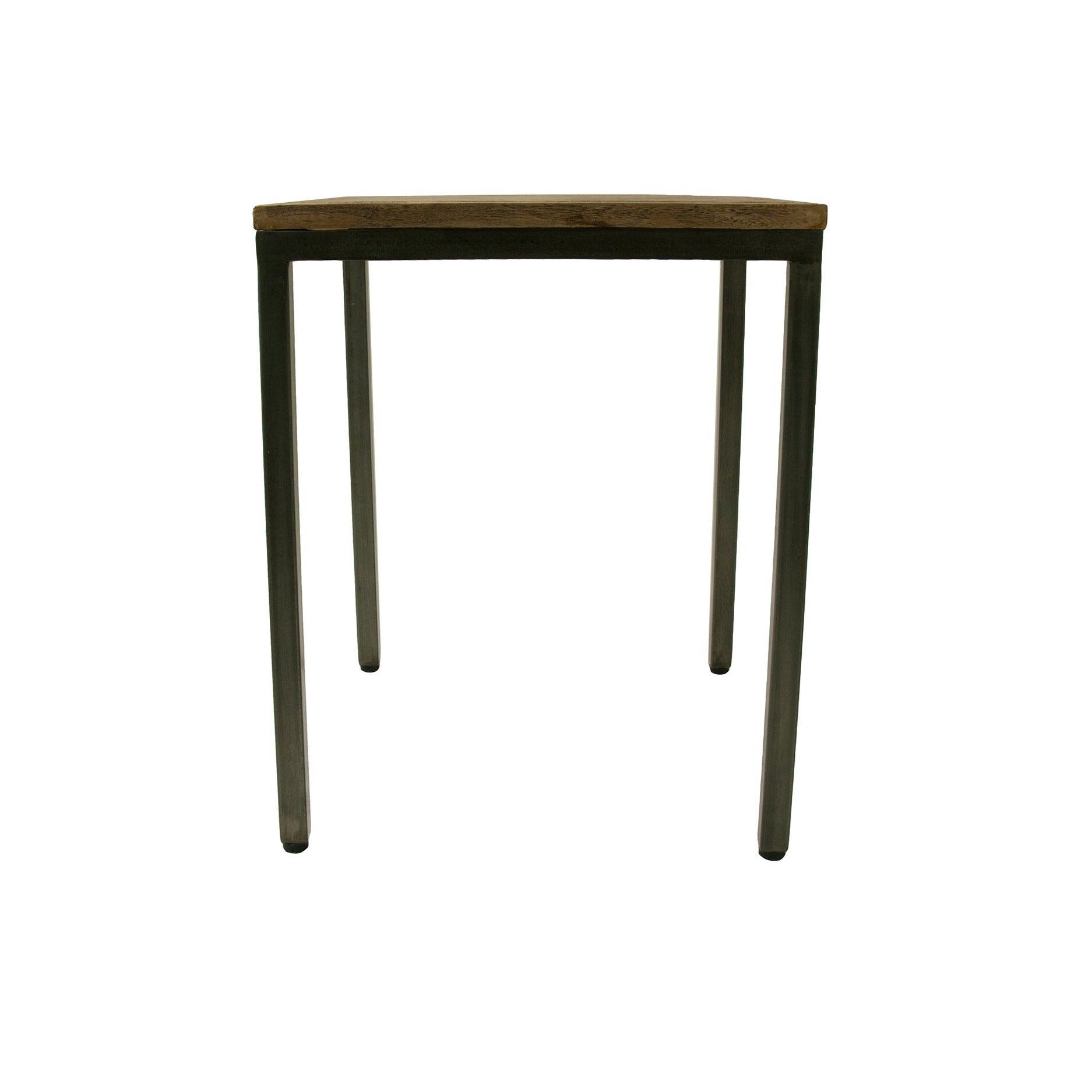 Overton Mango Wood Chevron Lamp Table